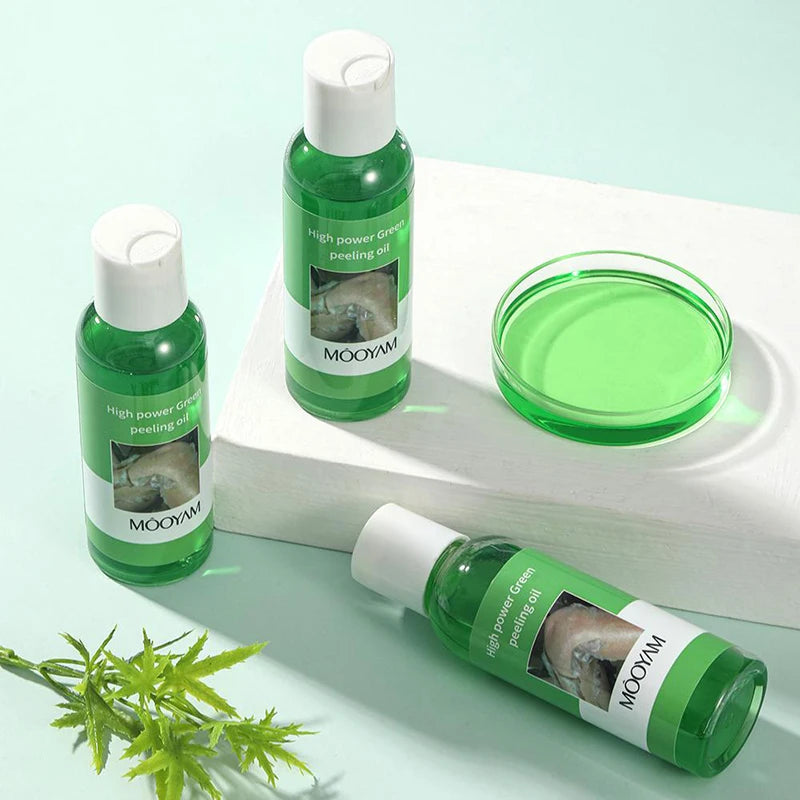 High Power Green Peeling Oil - Exfoliating, Moisturizing & Skin Brightening Oil