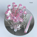 Reusable Mini Lash Comb Tube Keychain - Portable Eyelash & Mascara Brush