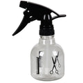 250ml Hairdressing Spray Bottle for Salon & Hair Styling - Transparent Plastic