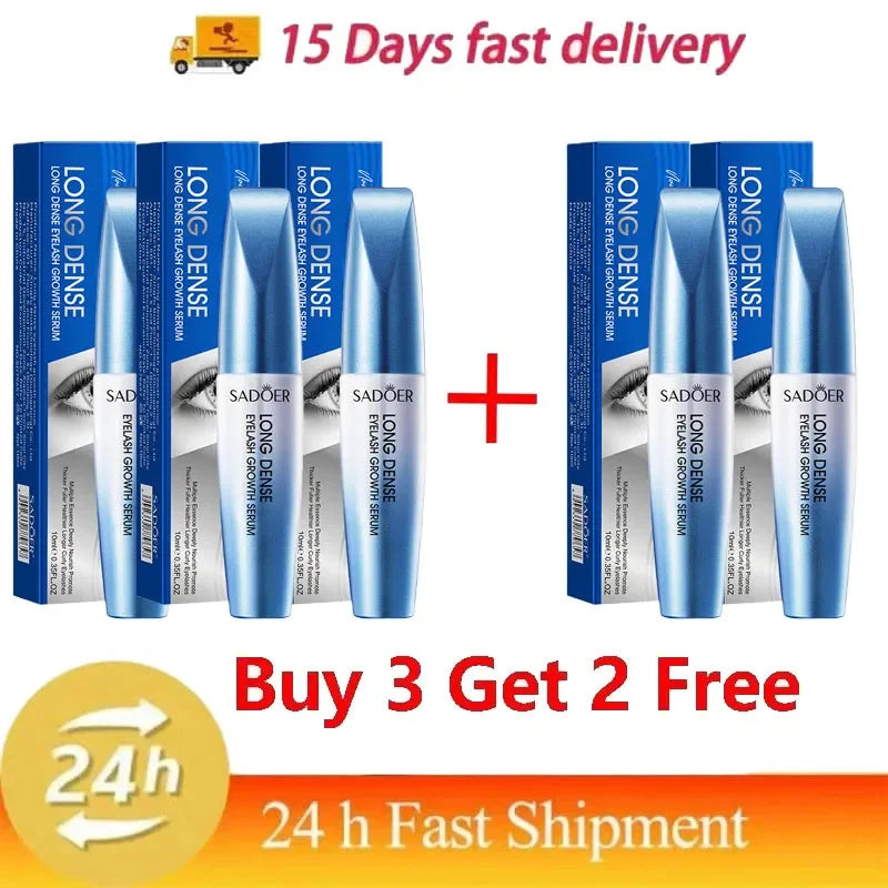 Eyelash Growth Serum Natural Eyelash Enhancer for Longer Thicker Lashes