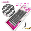 False Eyelashes with Technological Fibers and Spike Design - Narrow Spire Style