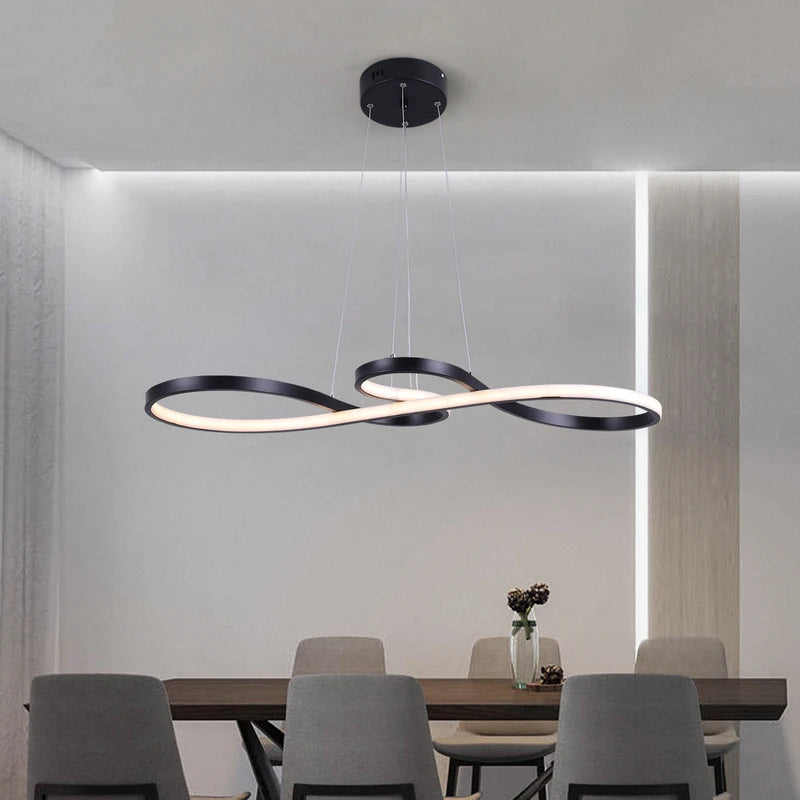Modern Dimmable LED Pendant Light for Dining & Living Rooms