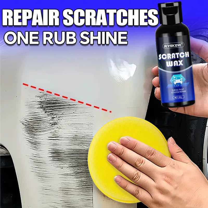 NanoTech Car Scratch Remover Wax - 3Min Quick Repair, Color-Adaptive, UV Protection