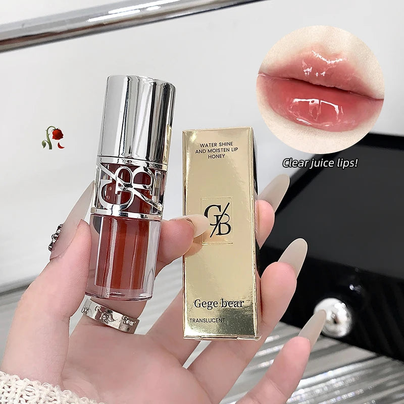 Shimmer Lip Gloss - Hydrating Plumping Lip Oil with Glitter