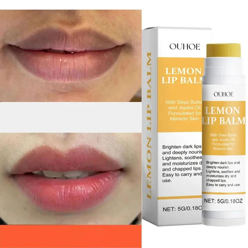 Dark Lip Balm Lightening & Moisturizing Lip Oil - Exfoliating & Brightening Korean Care