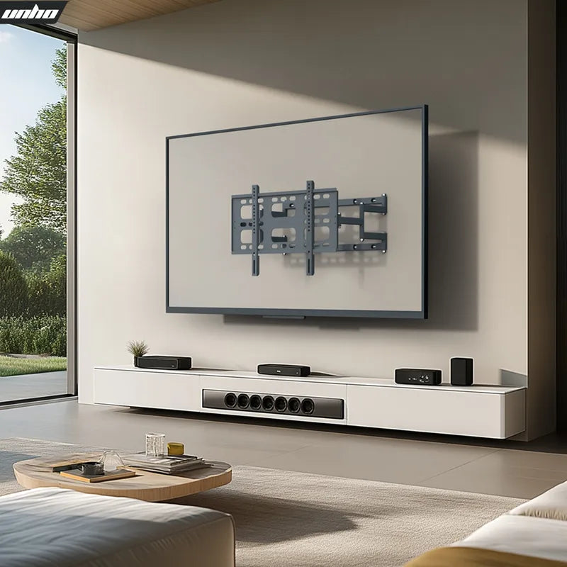 Full Motion Articulating TV Wall Mount Bracket for 40-85 Inch Screens - Swivel & Adjustable Arms
