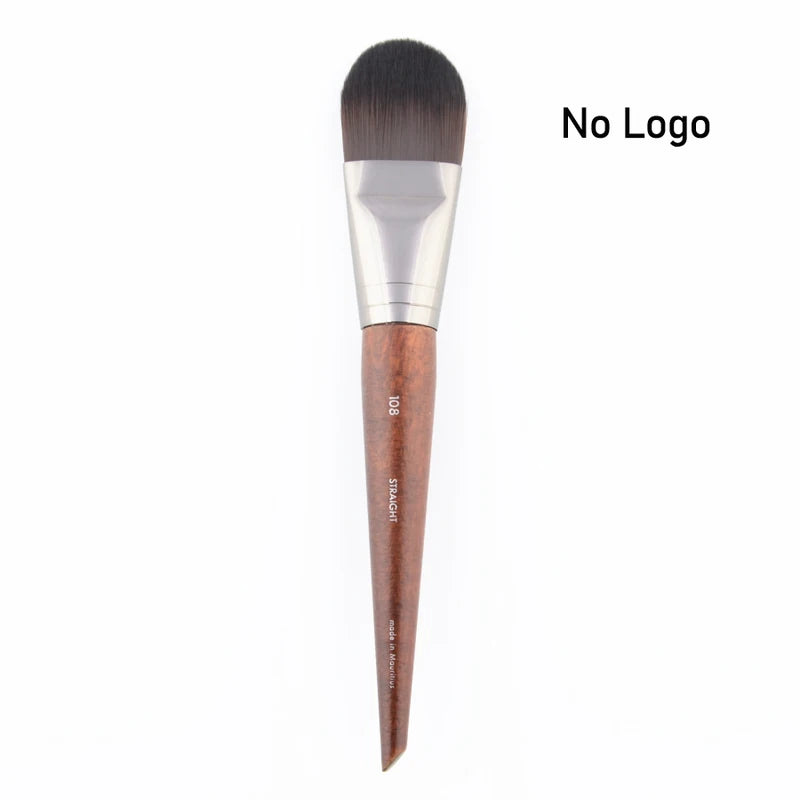 Makeup Brush Flat Foundation Face Powder Cosmetic Tool - Synthetic Hair, 17.6cm