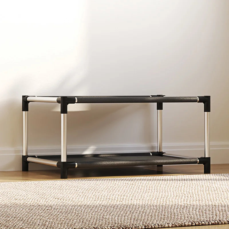 2-Layer Shoe Rack - Space-Saving Entryway Organizer, Easy Assembly