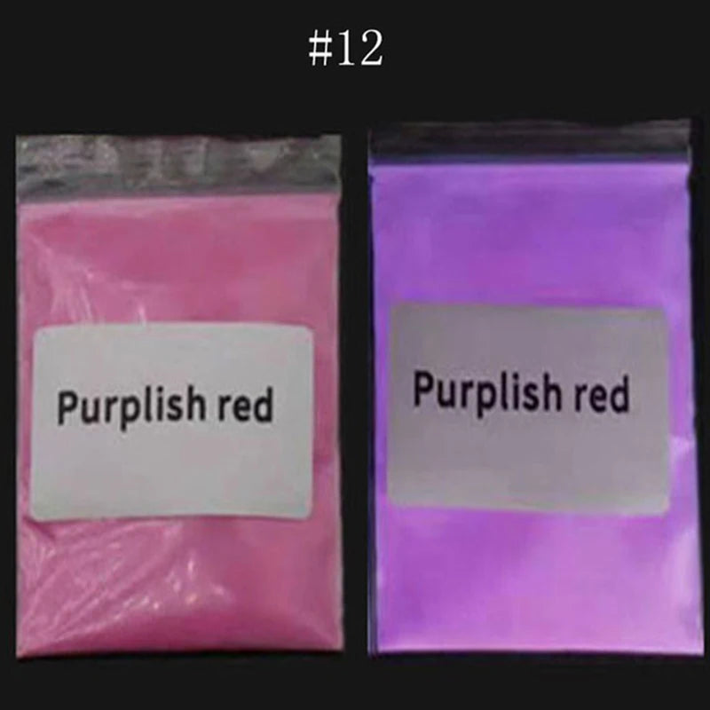 50G Luminous Nail Glitter Powder Glow-In-The-Dark Epoxy Resin Nail Dust for DIY Nail Art