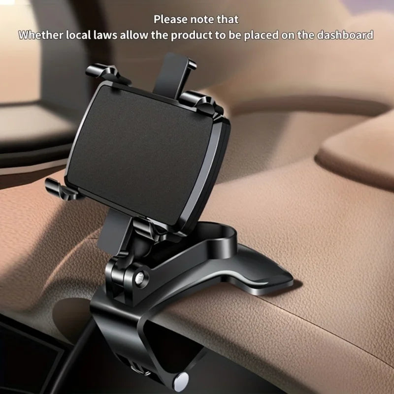 Universal 360° Rotation Car Phone Holder Dashboard Mount for Smartphones GPS