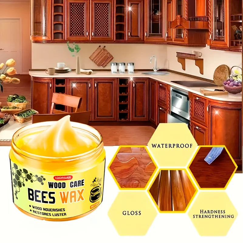 Beeswax Wood Polish Paste - Natural Surface Conditioner & Protectant