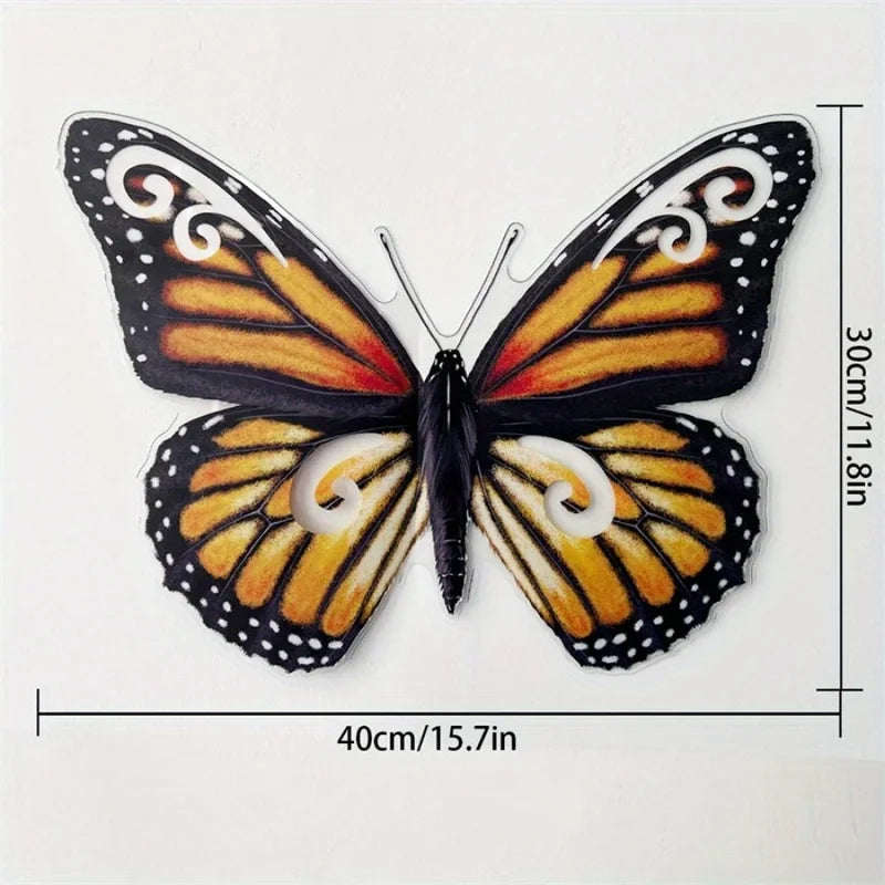 Large 3D Butterfly Wall Sticker Decor for Home Garden Wedding Party Outdoor