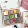 Colorful Eyeshadow Palette with Matte and Shimmer Shades - High Pigment Face Makeup for Parties & Daily Looks