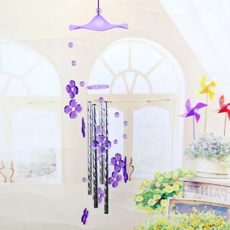 Dolphin Love Wind Chimes Hanging Ornament Indoor Outdoor Garden Decor Handmade Crafts Gift