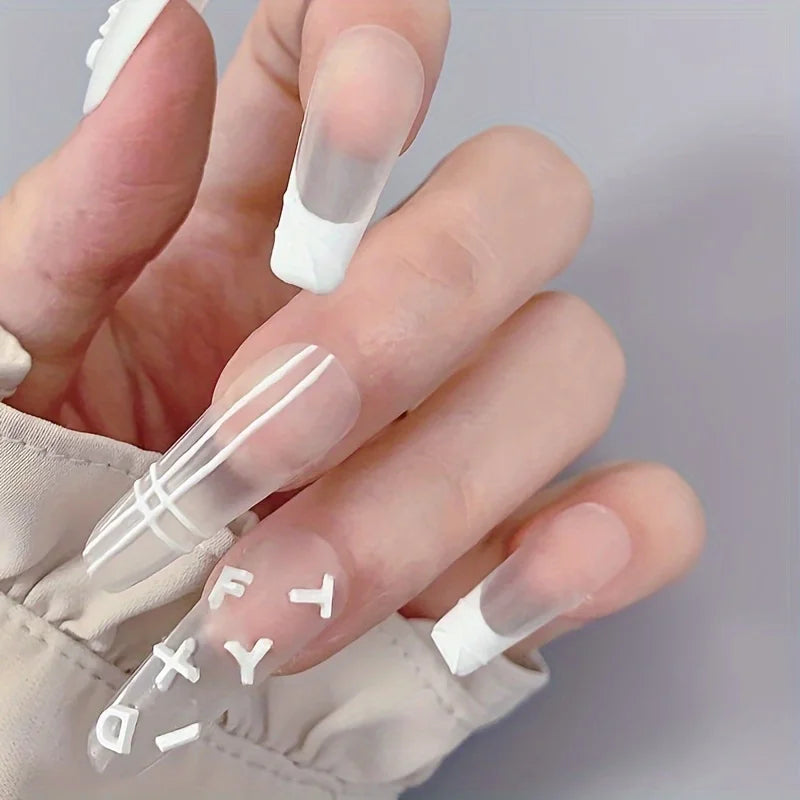 3D Letter Nail Art Silicone Mold Set - Mini A-Z & Numbers for DIY Nail Decoration