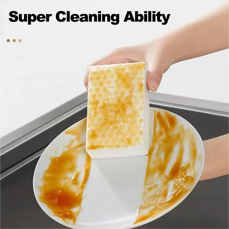 Multi-Function Melamine Sponge Cleaning Tools Set - Compressed Magic Sponges