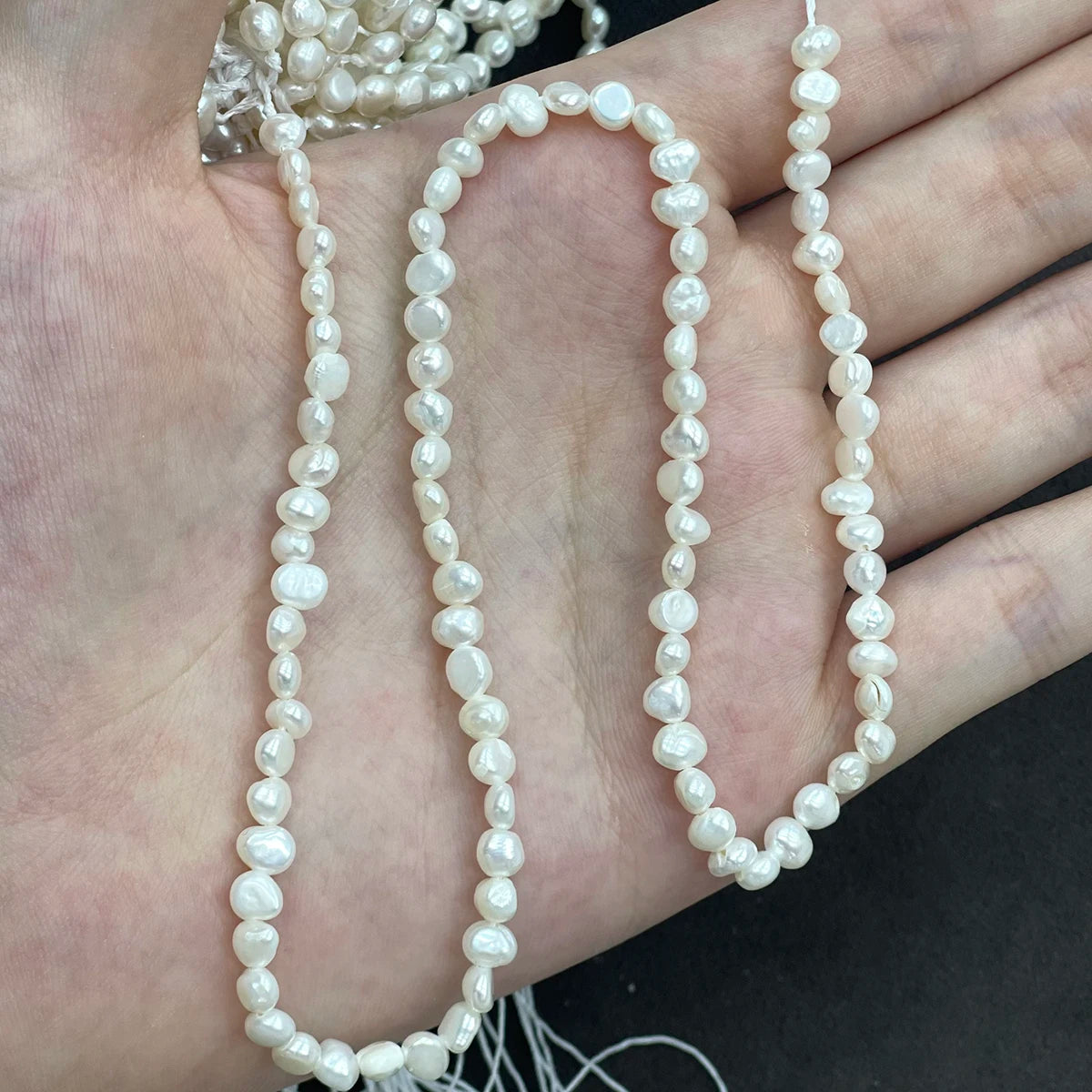 Natural Freshwater Pearl Rice Beads for Jewelry Making DIY Necklace Bracelet Accessories