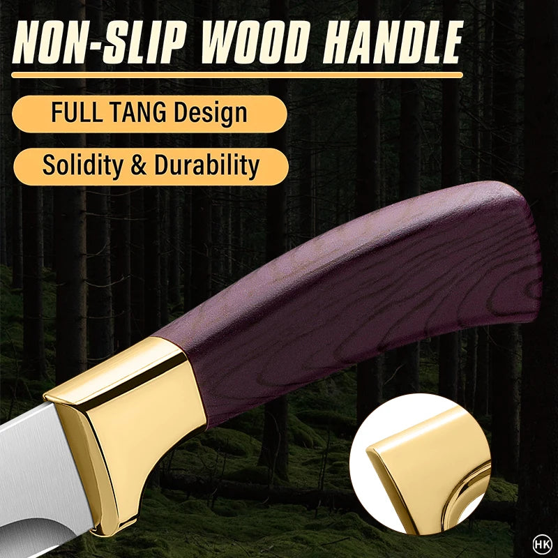 High-Hardness Kitchen Cutting Knife for Meat, Fruit & Bone Removal - Multiple Colors