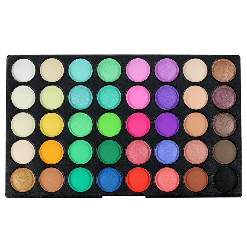 120-Color Glitter Eyeshadow Palette Matte & Shimmer Makeup Set for Women