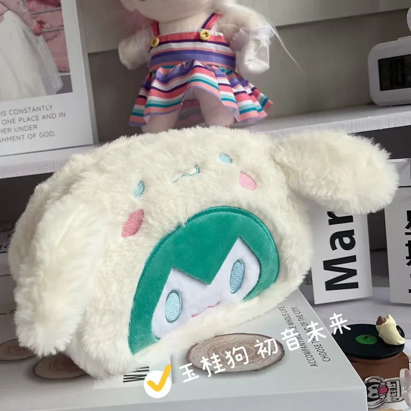 Hatsune Plush Pencil Case - Miku Cute Stationery Bag with Large Capacity