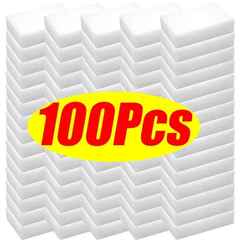Melamine Sponge Magic Eraser Cleaners for Car and Household - Nano Scrubbing Sponges