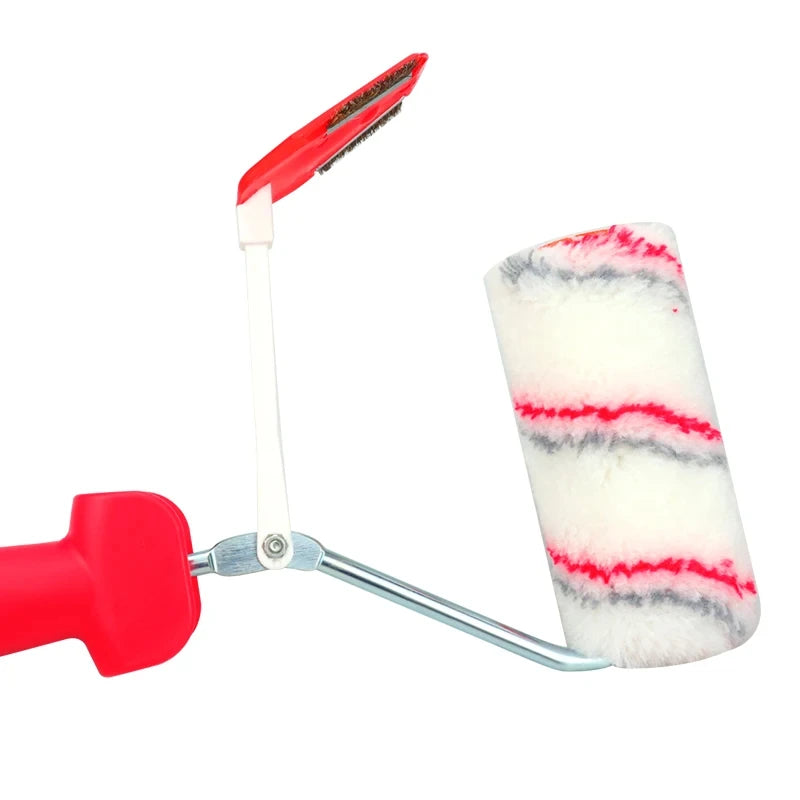Multifunctional 4-Inch Wall Paint Brush Corner Drum Tackle Roll Decorative Tool