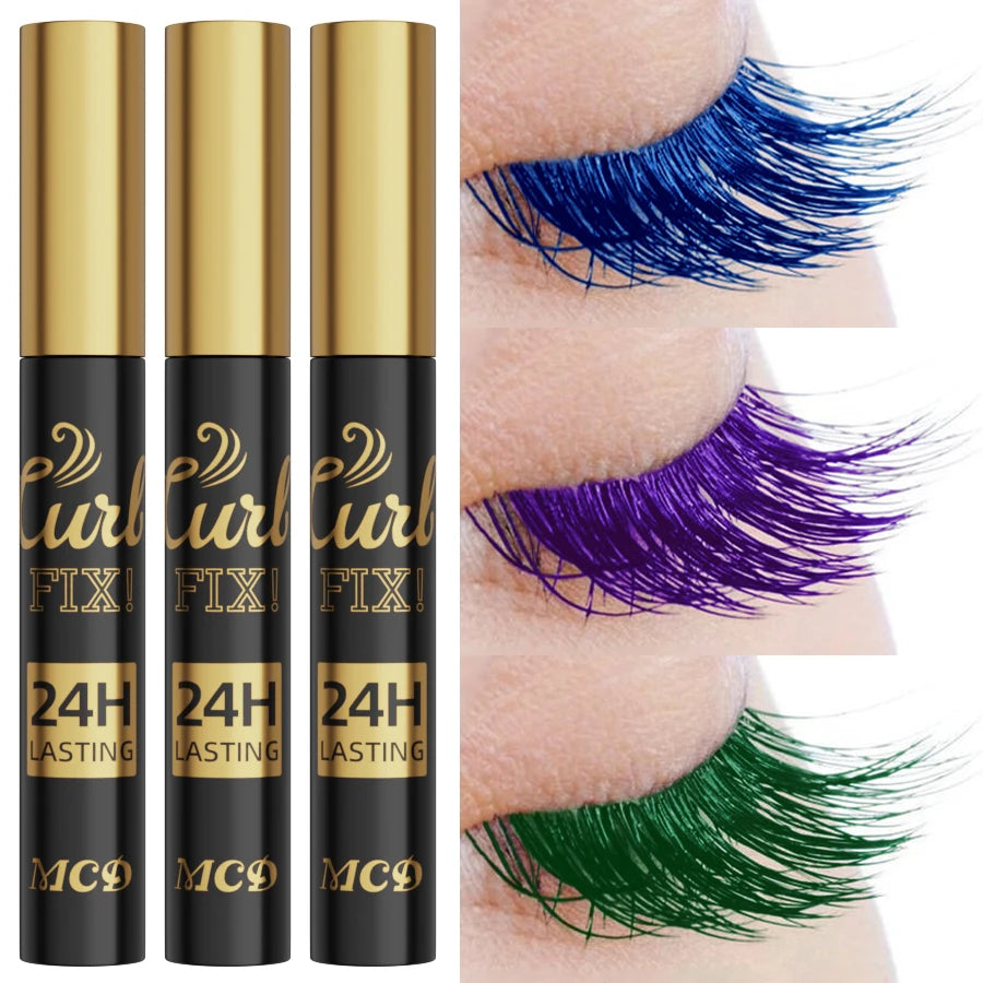 Waterproof Colorful 3D Lash Mascara Set - Long-Lasting Length & Curl for Women
