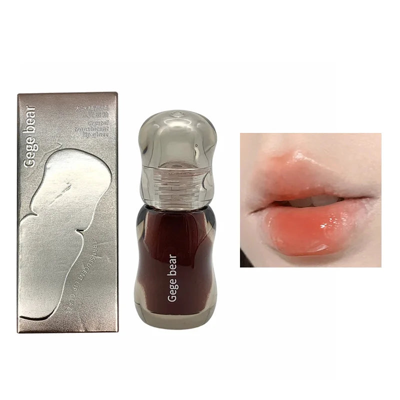 Hydrating Lip Tint with Mirror-Gloss Finish - Youthful Plumping Effect, Winter Formula