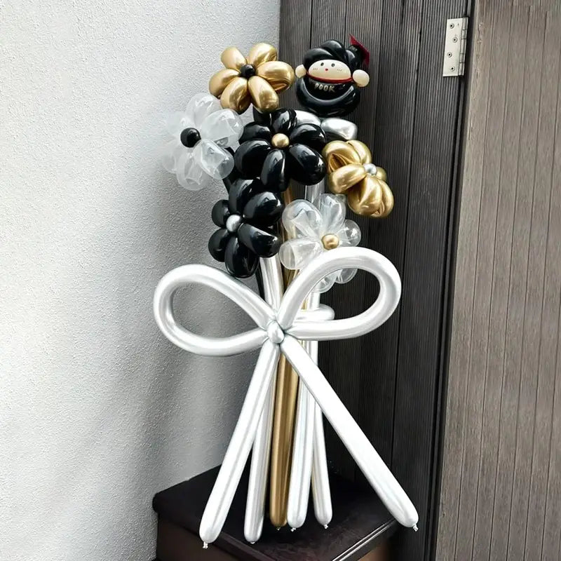 White Latex Balloons Kit for Party Decorations - 10/20/30pcs Long Twisting Balloons for Animal Models, Birthdays, Weddings