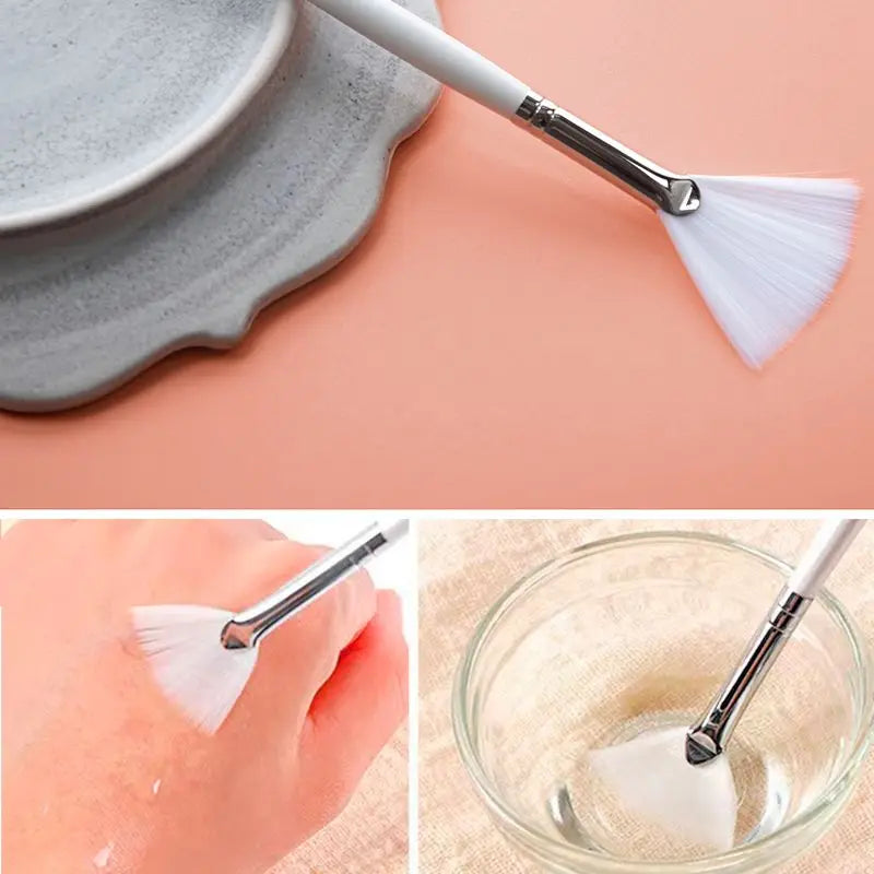 DIY Face Mask Brush Set - Soft Applicator Brushes for Facial Masks & Gels
