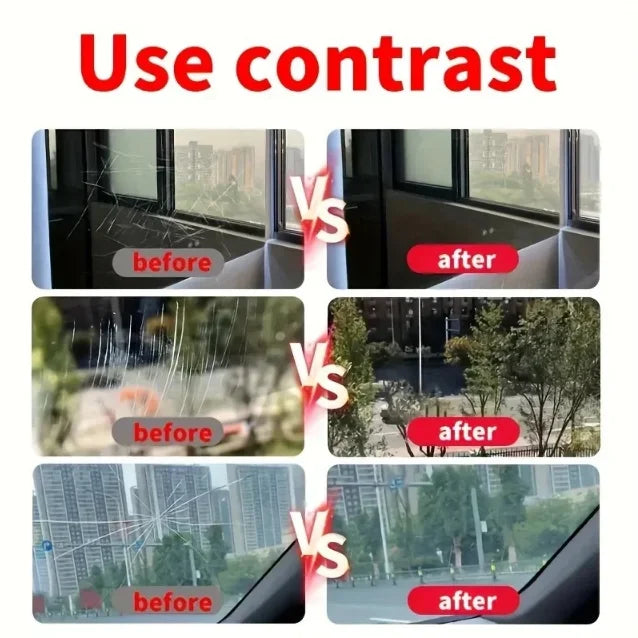 Glass Scratch Repair Wax - Easy Car Window Scratch Remover & Protectant