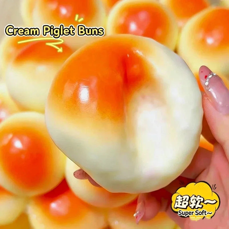 Stress Relief Squishy Ball - Realistic Mini Bakery Bread for Sensory Play