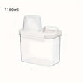 Large Capacity Laundry Detergent Storage Box with Lid - Household Organization