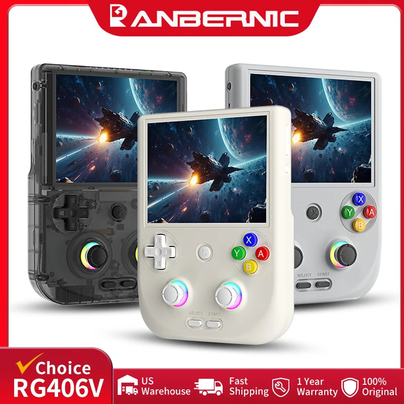 Retro Handheld Gaming Console with 4-Inch Touch Screen, WiFi, 5500mAh Battery