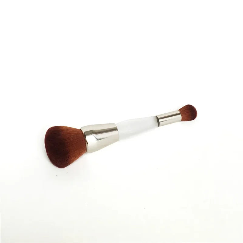 Double-Ended Makeup Brush for Face & Concealer Application - Synthetic Cruelty-Free