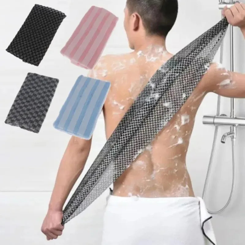 Nylon Exfoliating Bath Brush for Back & Body - Shower Scrubber