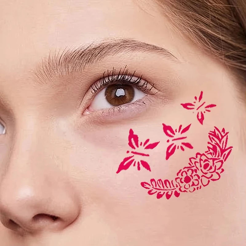 Reusable Face Painting Stencils Kit - Assorted Designs for Kids & Parties