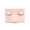 Eyelash Extension Practice Mannequin Head Kit with Removable Eyelids - Silicone Cosmetic Model for Lash Grafting Training