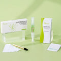 Aloe Scent Hair Removal Wax Strips Kit for Eyebrow Beard Lip & Face - 32Pcs