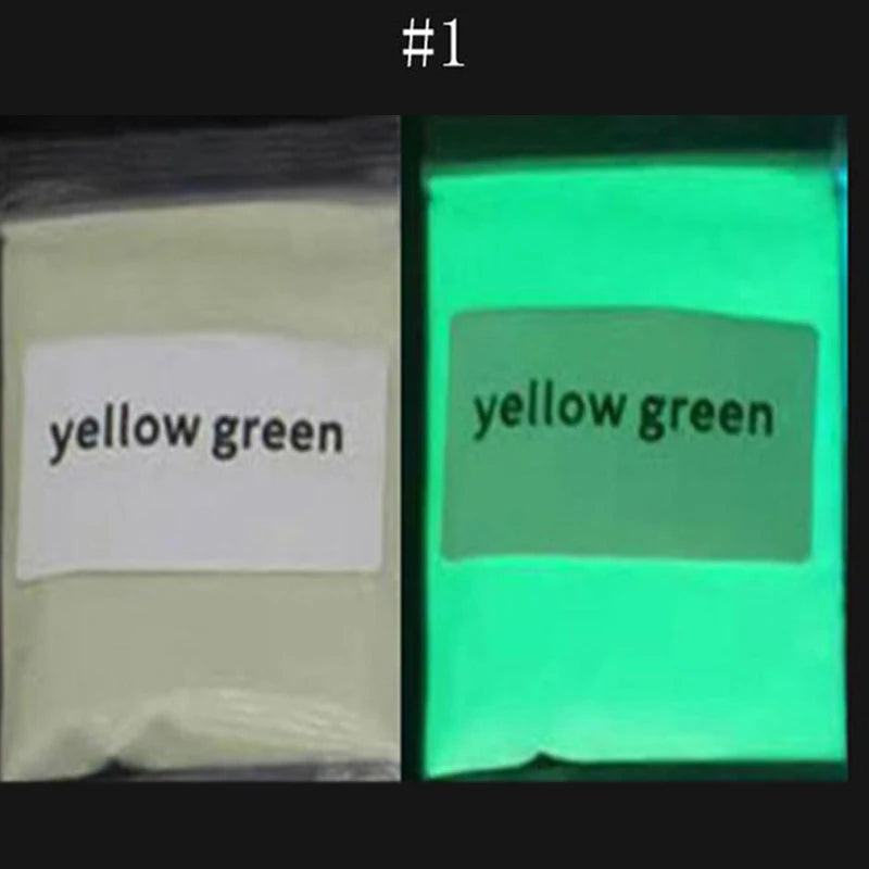 50G Luminous Nail Glitter Powder Glow-In-The-Dark Epoxy Resin Nail Dust for DIY Nail Art
