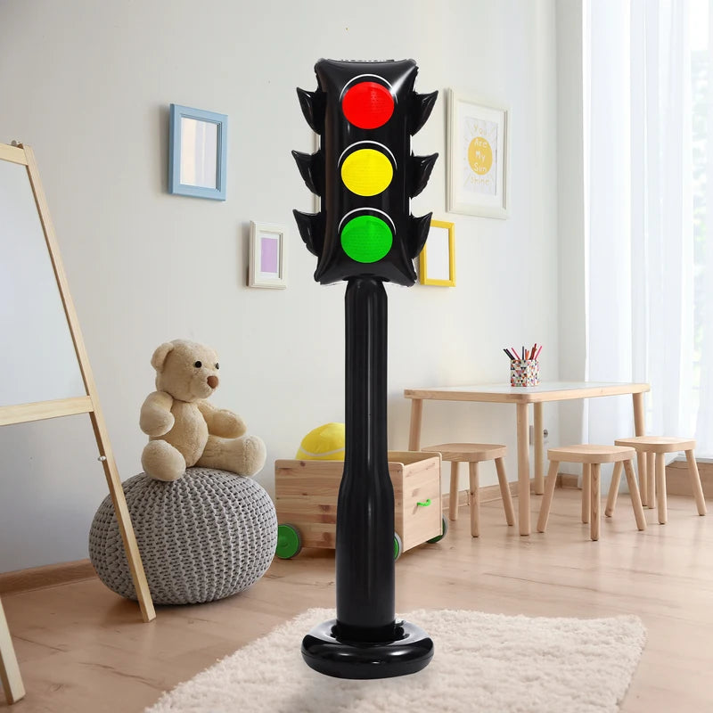 Inflatable Traffic Light Toy Balloon for Party & Photo Background Decoration