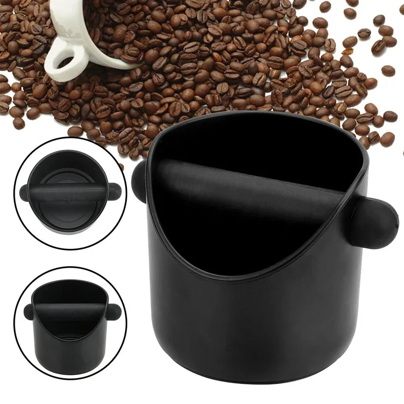Coffee Knock Box Espresso Grounds Container Anti-Slip Barista Accessory