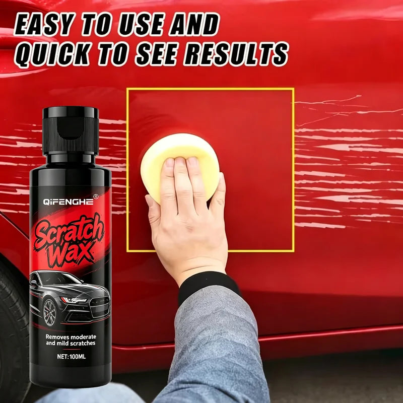 Professional Car Scratch Wax - Removes Light & Moderate Scratches, Polishes & Protects Paint for Long-Lasting Shine