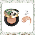 Full Coverage Cushion Foundation for Sensitive Skin - Hydrating Poreless Face Makeup