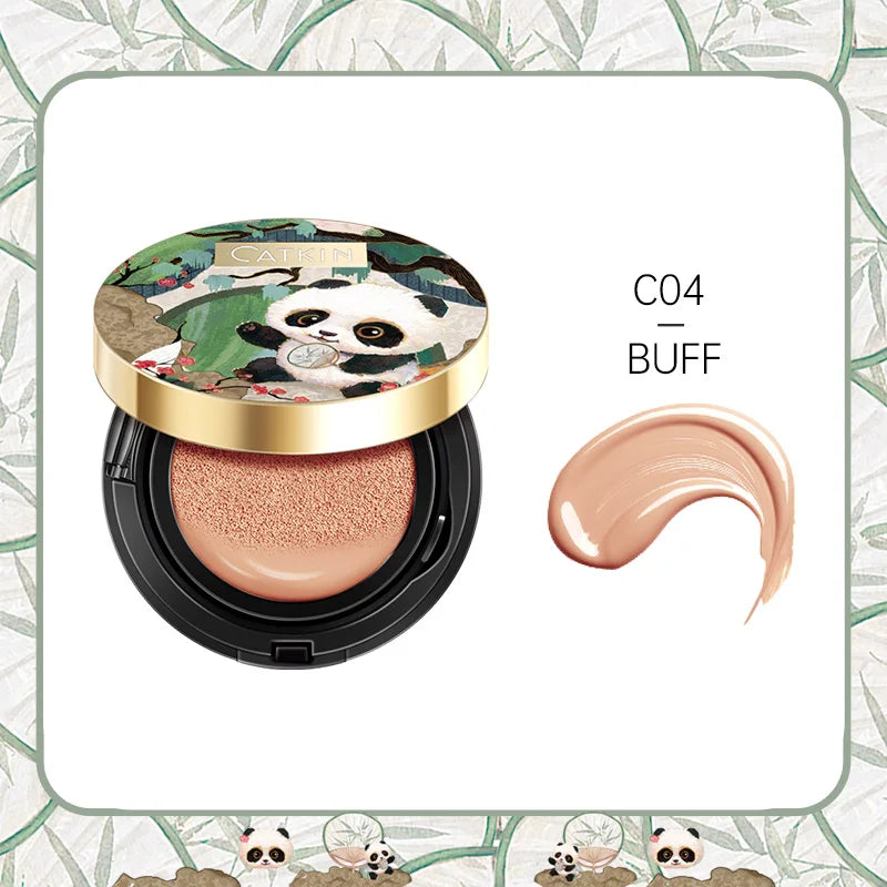 Full Coverage Cushion Foundation for Sensitive Skin - Hydrating Poreless Face Makeup