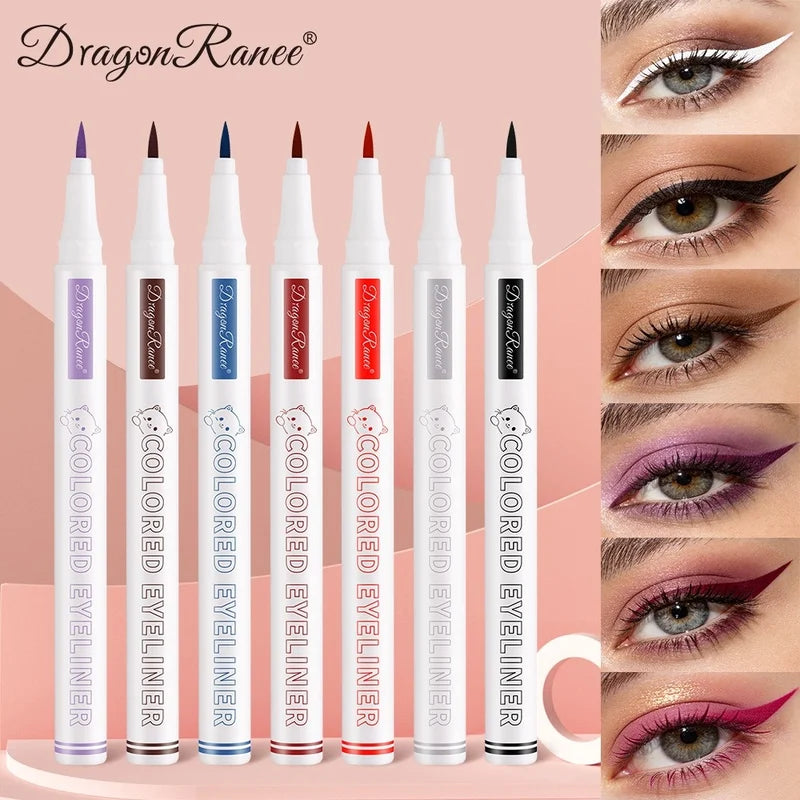 High Pigment Waterproof Eyeliner Pen - Long Lasting Matte & Smoky Looks