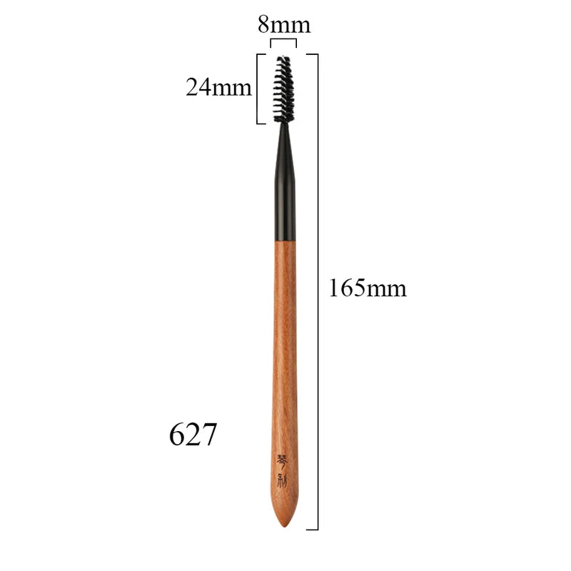 Makeup Brush for Eyelashes & Brows - Synthetic Fiber Spiral Lash & Eyebrow Grooming Tool
