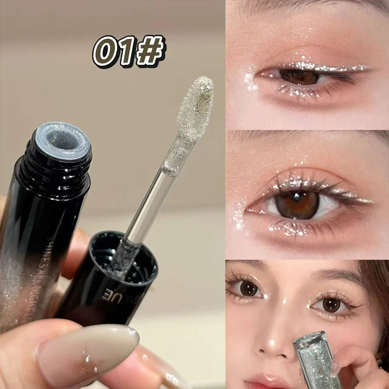 Liquid Glitter Eyeshadow with Fine Shine and Long-Lasting Finish – Multiple Colors Available