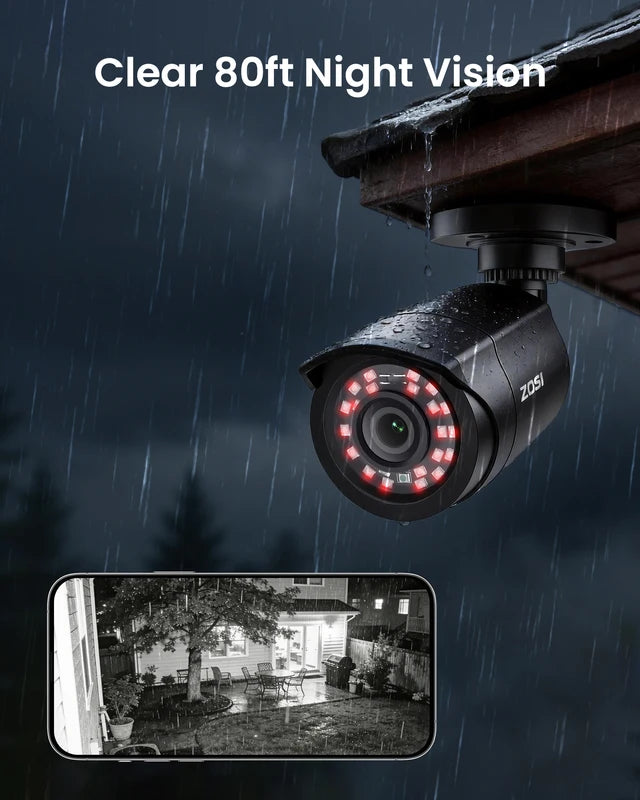 8-Channel 3K Lite Security Camera System with AI Human & Vehicle Detection