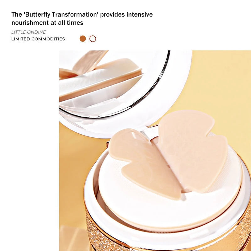 Moisturizing Air Cushion BB Cream Foundation with Concealer Waterproof Powder Puff